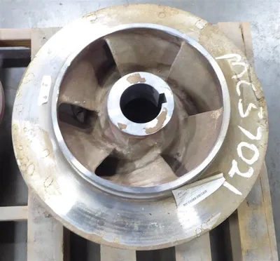 Worthington 14" QL Double Suction 6 Vane Impeller CA-15 Cast Steel Surplus