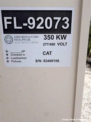 Used CATERPILLAR D3506C Diesel Generators Illinois US | Aaron Equipment #1293503