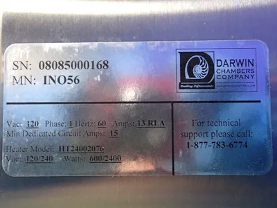 Used DARWIN CABINETS INO56 Heat Treating Units Ohio US | HGR 24 #1048153