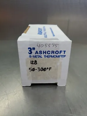 Ashcroft 12B (405595) Bi-Metal Thermometer, 0-300°F. 6E-7