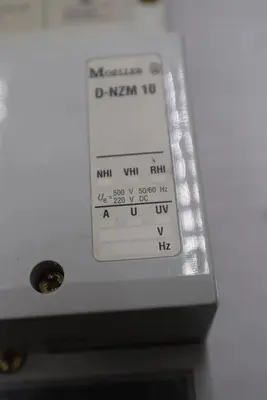 Moeller NZM 10-400H-NA 600V Adjustable Breaker STOCK 1158