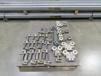 Zimmerman ZRS2 1/2 Ton Overhead Bridge Crane Suspension Rail System 164' Runway