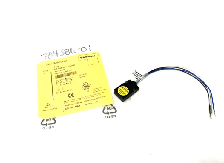 New | in-Stock Turck Inductive Proximity Sensor 5mm Sn NO/NC Proximity Sensors Michigan US | Maverick Industrial Sales #1398819