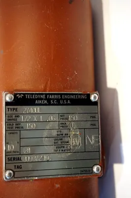NEW TELEDYNE 2740UL RELIEF VALVE 1/2 X 1.06