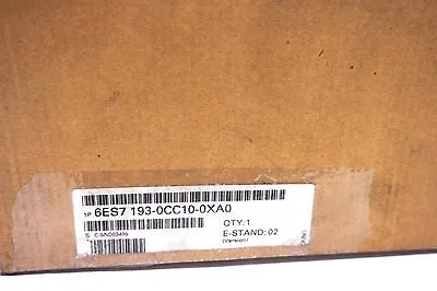 NEW SIEMENS 6ES7-193-0CC10-0XA0 TERMINAL BLOCK 6ES71930CC100XA0