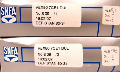 NEW SNFA VEX80 7CE1 DUL SUPER PRECISION BEARING SET VEX807CE1DUL