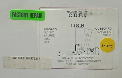 USED AESSEAL 3AOSSCZ26K9V07W