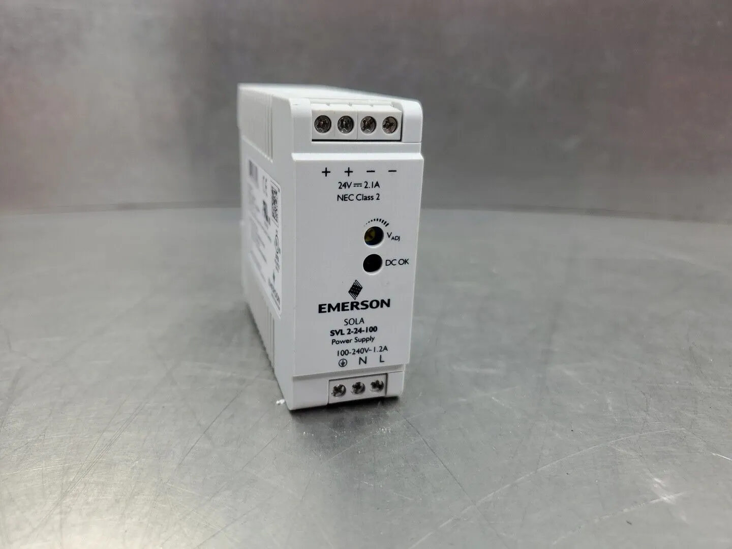 Emerson SVL-2-24-100 (24VDC, 2.1A) Power Supply. 4E-24