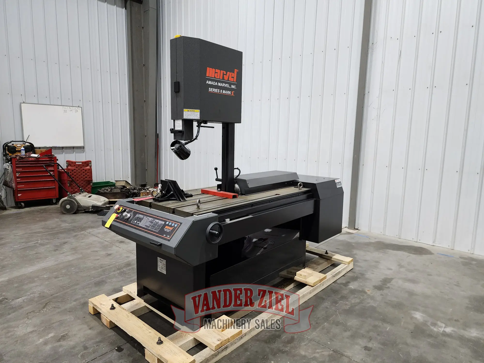 Marvel Model 8 Mark II Vertical Tilt Frame Saw, 18″ x 22″ Capacity 480V – NEW