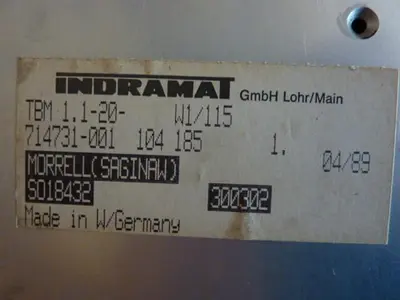 USED INDRAMAT TBM 1.1-20-W1-115