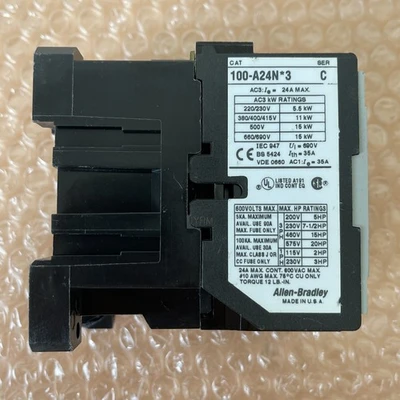 USED ALLEN BRADLEY 100-A24N*3 Ser C