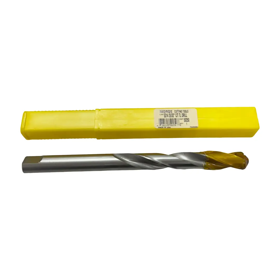 Morse 25/32" Carbide Tipped Drill Bit Taper Length USA Made
