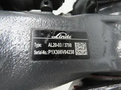 Linde AL20-03/3708 Forklift Rear Axle Dual Hydraulic Steering Assembly Off E20C