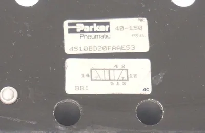 NEW PARKER 4510BD20FAAE53 PNEUMATIC VALVE