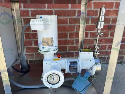 USED BRAN + LUEBBE N-K31 METERING PUMP W/ CONTROLLER, BALDOR 1.5 HP MOTOR