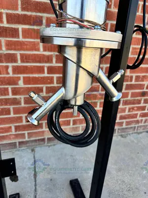 Used POPE SCIENTIFIC 4" WIPED FILM EVAPORATOR  FRAME W/ GRAHAM 6017 MOTOR 1/3 HP Wipe Film - Thin Film Evaporators California US | Equipment Lab #1457354