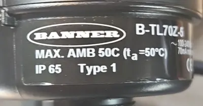 Banner B-TLZ0Z-5 Base For 1-4 MODS 100-230VAC loc4C27