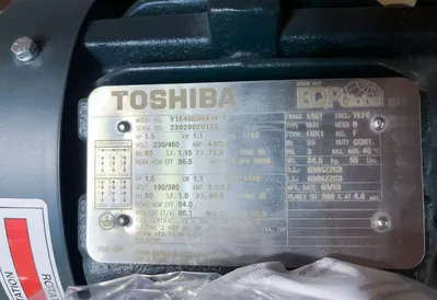 TOSHIBA INTERNATIONAL CORPORATION Y154SDSR41A-P Industrial Electric Motor | Buy Per Pound (2)