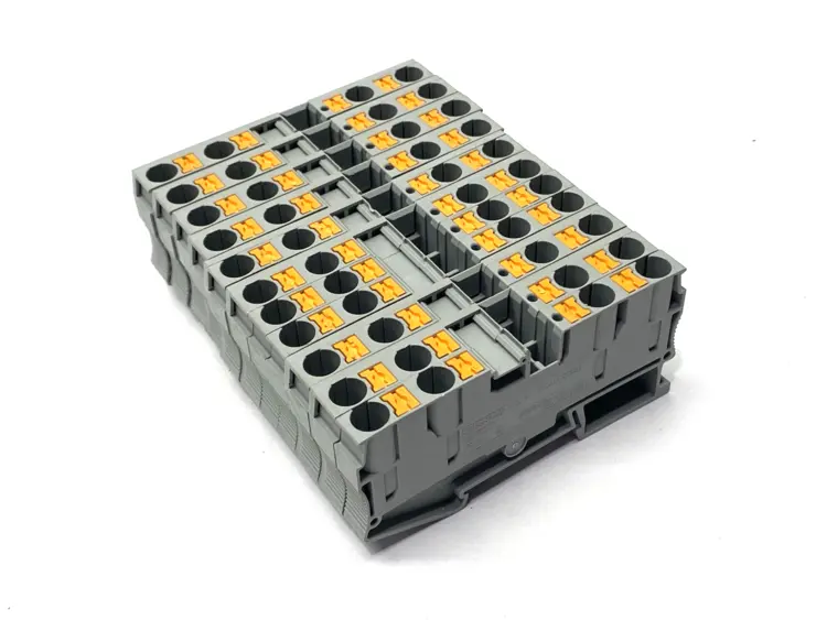 Used PHOENIX CONTACT FEED THROUGH TERMINAL BLOCK 3212934 LOT OF 11 Terminal Blocks | Maverick Industrial Sales #1099729