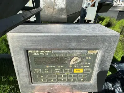 Hopper, 150 CF, Stainless Steel, Doyle, Weigh Hopper, Weightronix/Rick Lake #S745479