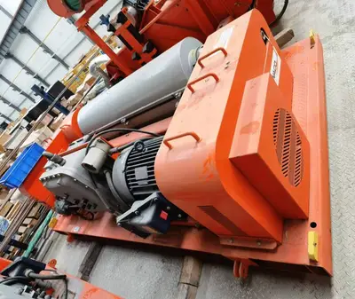 Swaco 518 HV oilfield decanter centrifuge skid, Duplex SS.