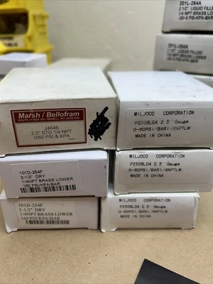 42 QTY! BULK LOT- Gauges NIB See Photos For Sizes And P/N's