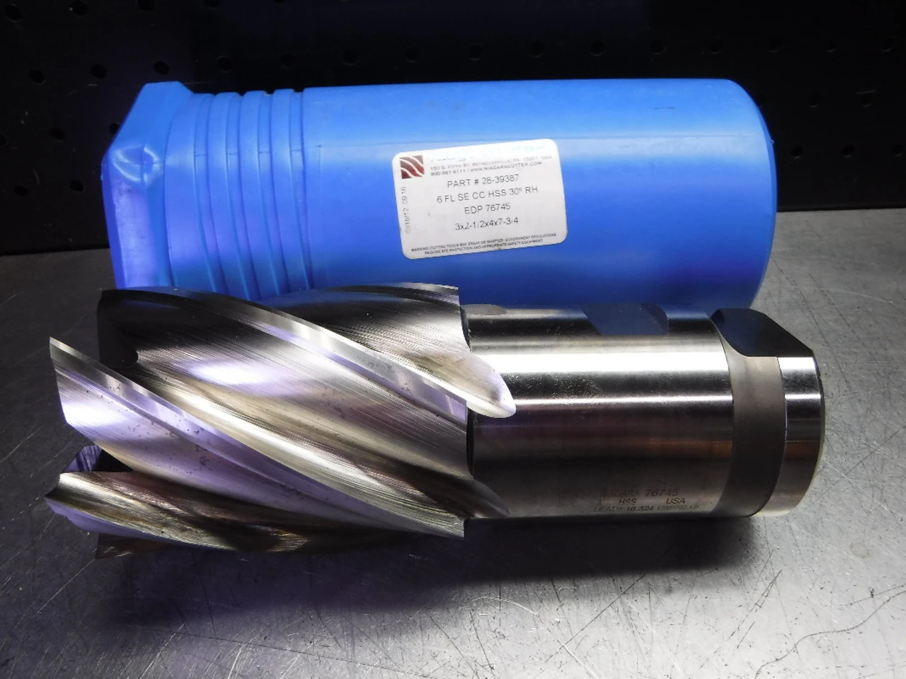 Niagara Cutter 3" HSS Endmill 6 Flute 28-39387 (LOC3680)