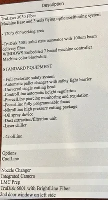 2018 TRUMPF TRULASER 3030 FIBER Laser Cutters | Active Machinery Sales, Inc. (10)