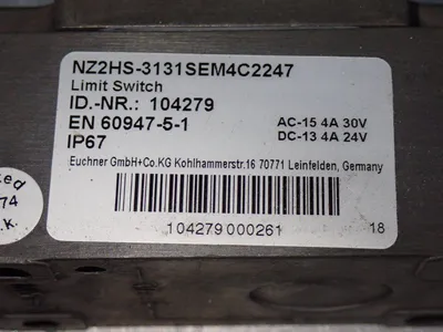 New | in-Stock EUCHNER NZ2HS3131SEM4C2247 Relays & Switches Ohio US | HGR 24 #1129846
