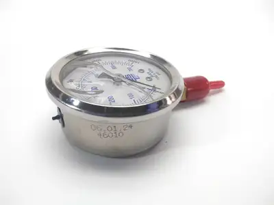 USED EST GROUP RESSURE GAUGE 100 X KPA PSI 0 - 700 BAR
