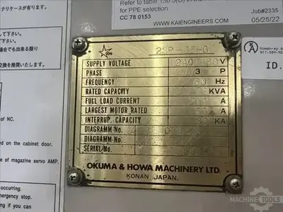 USED 2005 OKUMA & HOWA 2SP-35HG