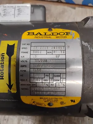 BALDOR J4-2759-261401 Motors | ESS Industrial Equipment Sales (7)