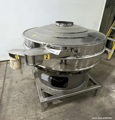 Used Stainless Steel Circular Screener – Single Deck, 2 Separation (44.5" Diamet