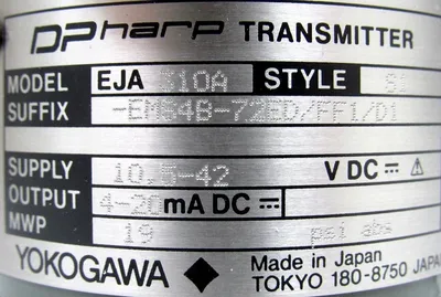 NEW YOKOGAWA EJA310A-EMS4B-72ED/FF1/D1 PRESSURE TRANSMITTER