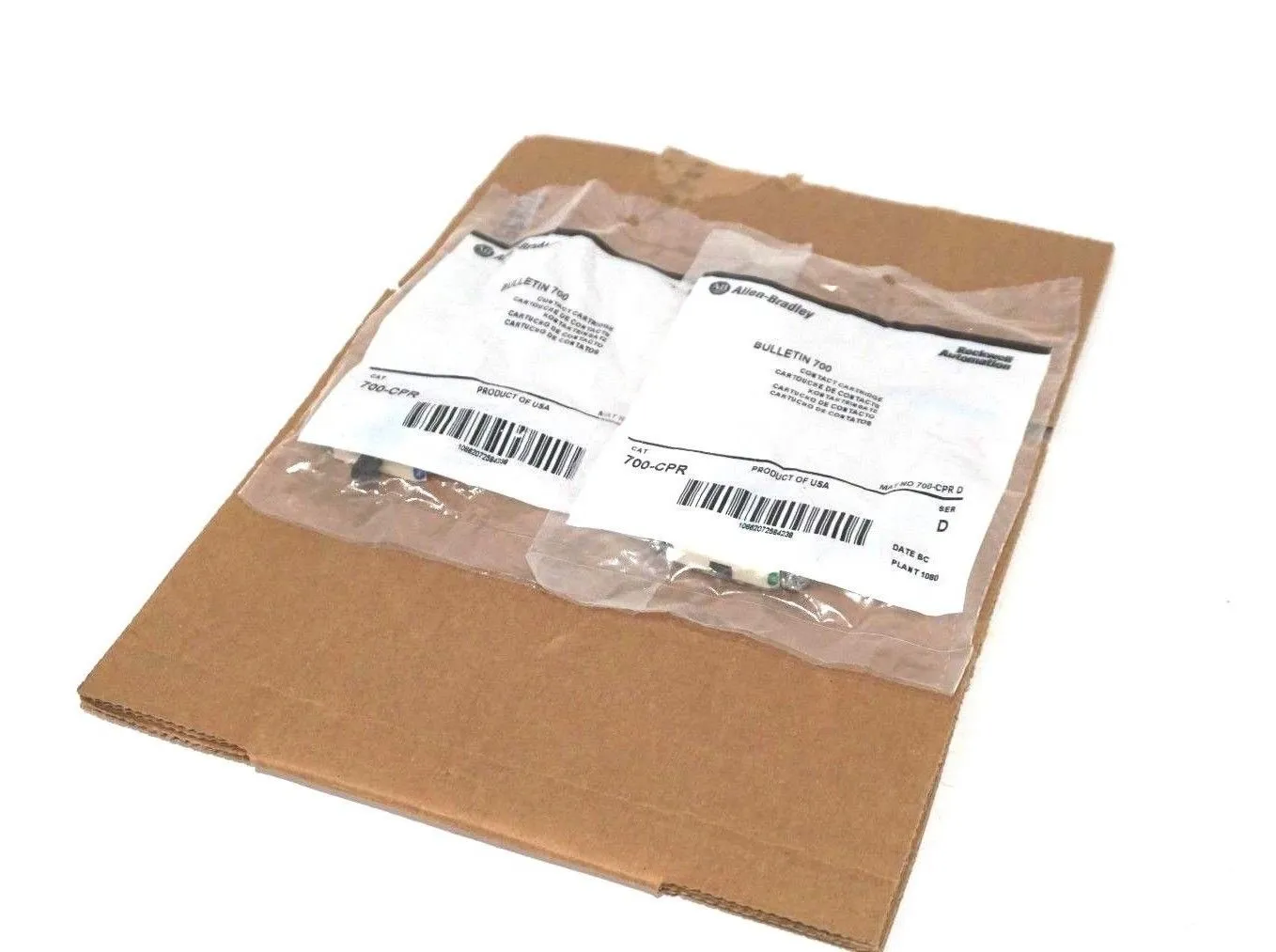 2 NEW ALLEN BRADLEY 700-CPR CONTACT CARTRIDGES SER.D 700CPR