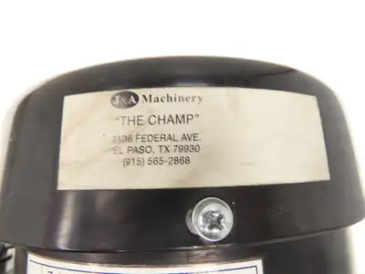 J&A Machinery The Champ Drill Bit Pointer Sharpener Benchtop Grinder 230/460VAC