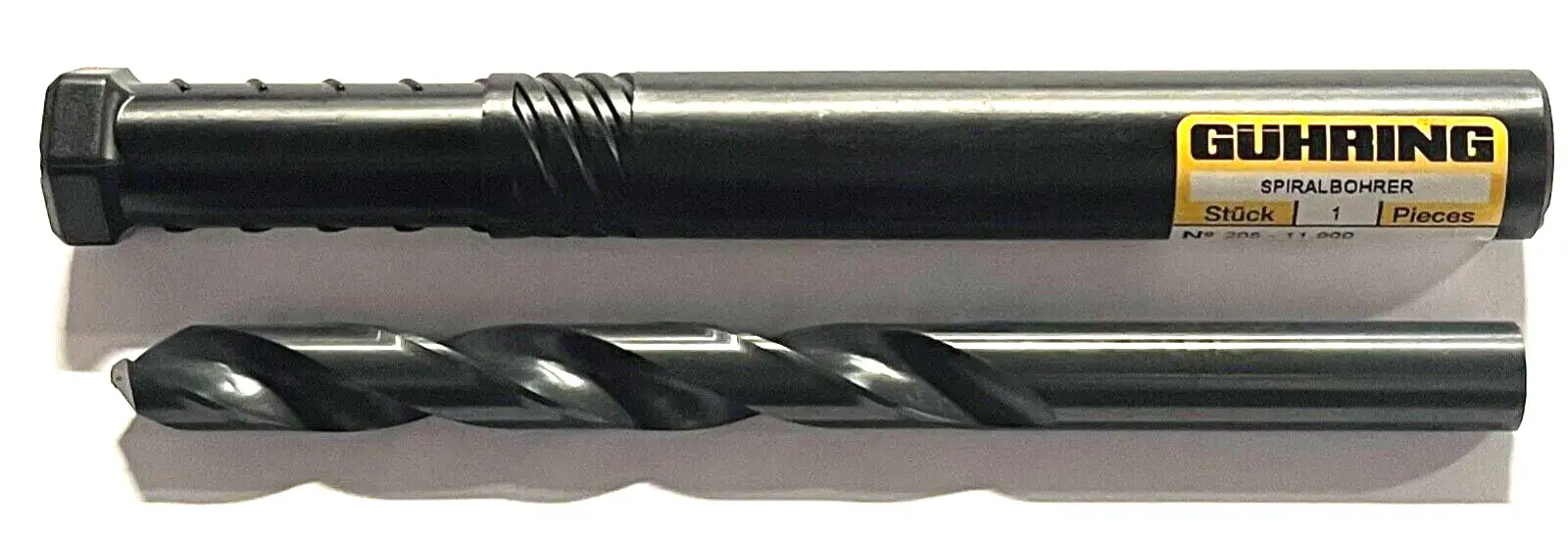 GUHRING 11.9mm HSS Drill Bit Jobber Length 118Â° Steam Oxide Drill
