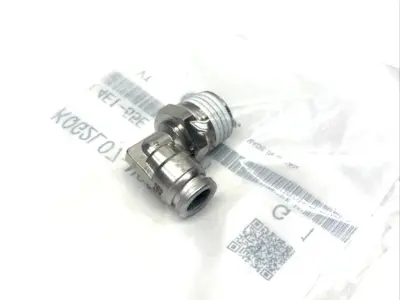 KQG2L07-N02S | SMC  Pneumatic Fitting, Male Elbow SS 1/4" Tube OD 1/4" NPT, SUS - New