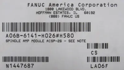 NEW FANUC A06B-6141-H026#H580 SERVO DRIVE A06B6141H026H580