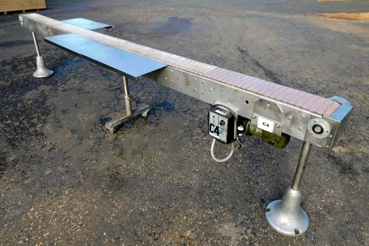 USED GARVEY SS CONVEYOR 7.5 X 14