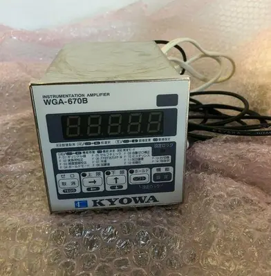KYOWA WGA-670B INSTRUMENTATION AMPLIFIER KYOWA LCX-A-10KN-ID