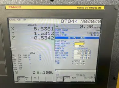 2017 FANUC ROBODRILL ALPHA D21MIB5 Vertical Machining Centers | Toolquip, Inc. (9)
