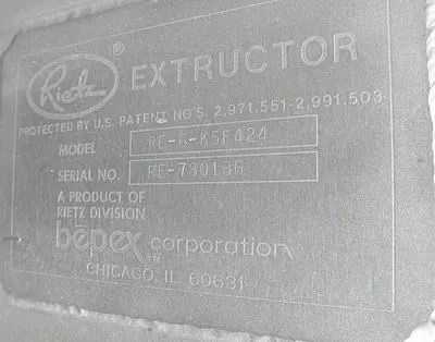 USED RIETZ RE-6-K5F424