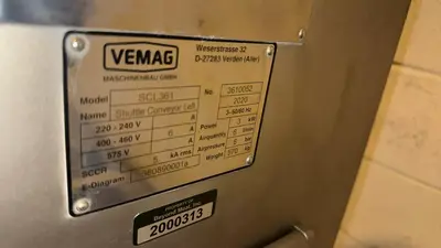 Used 2020 VEMAG SCL361 Belt Conveyors Illinois US | M&M Equipment Corp. #1266864