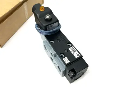 USED PARKER SCHRADER BELLOWS VALVAIR SPRINTTM SINGLE SOLENOID VALVE DPP