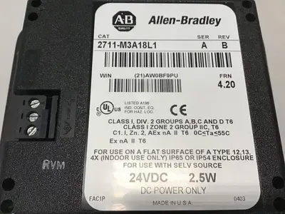 USED ALLEN BRADLEY 2711-M3A18L1