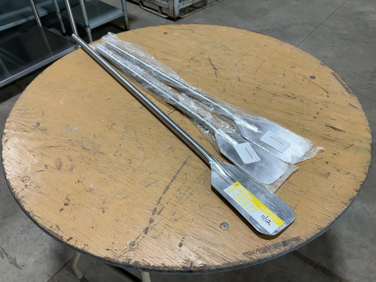 Used LOT OF (3) STAINLESS STEEL MASH PADDLES Food Processing Equipment (misc) Michigan US | Miedema Asset Management Group #1761554