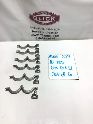 Tri-Clamp Single-Pin Fitting -Dairy/Winery/Brewery Stainless Steel (Set of 6)