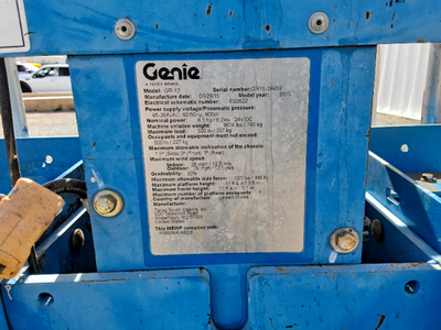 Used 2015 Genie GR-12 Vertical Mast Lifts Texas US | Stack Equipment #1498043