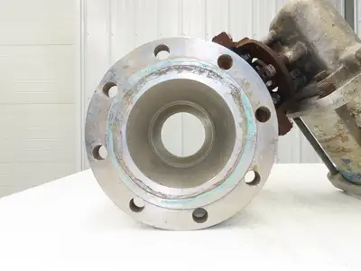 Neles Jamesbury Stainless 6" Flanged Ball Valve 316SS 150psi Pneumatic Actuator